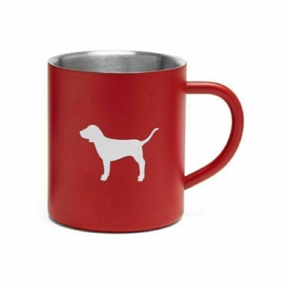 VS PINK Dog Mug Cup Red